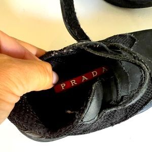 Kids Prada sports sneakers kids size 10
